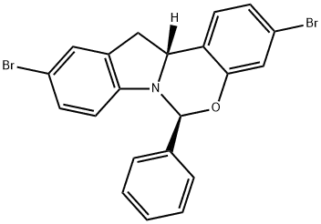 (6S,12aR)-3,10-dibromo-6-phenyl-12,12a-dihydro-6H-benzo[5,6][1,3]oxazino[3,4-a]indole CAS NO.1585969-16-9