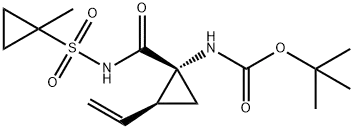 Tert-butyl [(1r,2s)-2-ethenyl-1-{[(1-Methylcyclopropyl)sulfonyl]carbaMoyl}cyclopropyl]carbaMateCAS NO.853269-57-5