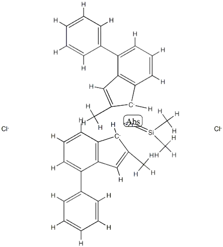 Dimethylsilylene)bis(2-methyl-4-phenylindenyl)zirconium dichlorideCAS NO.: 158515-16-3