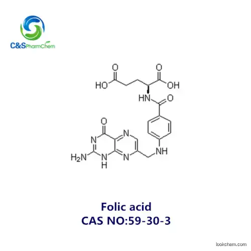 Folic Acid Vitamin B9 USP/EP/FCC EINECS 200-419-0