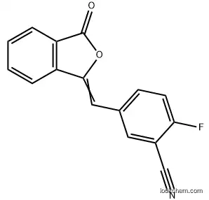 2-Fluoro-5-[(3-oxo-1(3H)-isobenzofuranylidene)methyl]-benzonitrile 763114-25-6 99%
