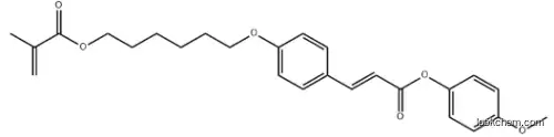 2-Propenoic acid, 2-methyl-, 6-[4-[(1E)-3-(4-methoxyphenoxy)-3-oxo-1-propen-1-yl]phenoxy]hexyl ester125274-24-0 98%