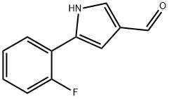 1H-Pyrrole-3-carboxaldehyde, 5-(2-fluorophenyl)-.