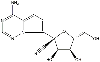 (2R,3R,4S,5R)-2-(4-aminopyrrolo[1,2-f][1,2,4]triazin-7-yl)-3,4-dihydroxy-5-(hydroxymethyl)tetrahydrofuran-2-carbonitrile Cas no.1191237-69-0 98%