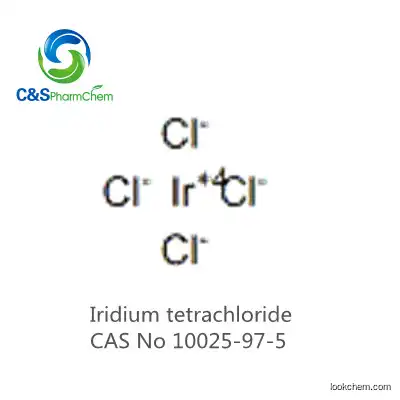 Iridium tetrachloride AR Ir 54% EINECS	233-048-8