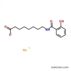 Salcaprozate sodium sodium 8-[(2-hydroxybenzoyl)amino]octanoate