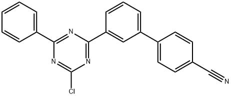 3'-(4-chloro-6-phenyl-1,3,5-triazin-2-yl)-[1,1'-biphenyl]-4-carbonitrile Cas no.2260561-71-3 98%