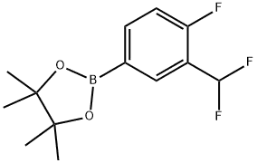 2-(3-(difluoroMethyl)-4-fluorophenyl)-4,4,5,5-tetraMethyl-1,3,2-dioxaborolane