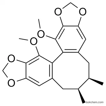 Schisandrin C,1,3-Benzodioxolo[5',6':3,4]cycloocta[1,2-f][1,3]benzodioxole, 5,6,7,8-tetrahydro-13,14-dimethoxy-6,7-dimethyl-