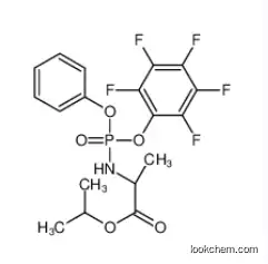 propan-2-yl (2S)-2-[[(2,3,4,5,6-pentafluorophenoxy)-phenoxyphosphoryl]amino]propanoate