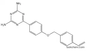 6-[4-[(4-Ethenylphenyl)methoxy]phenyl]-1,3,5-triazine-2,4-diamine CAS NO.139565-79-0