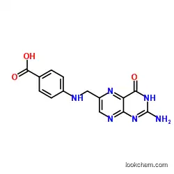 Pteroic acid CAS 119-24-4 Benzoic acid, 4-[[(2-amino-1,4-dihydro-4-oxo-6-pteridinyl)methyl]amino]-