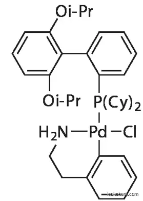 Chloro(2-dicyclohexylphosphino-2',6'-di-i-propoxy-1,1'-biphenyl)[2-(2-aMinoethylphenyl)]palladiuM(II), Methyl-t-butylether adduct,98% RuPhos Palladacycle 1028206-60-1