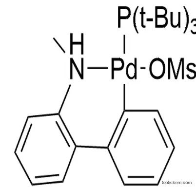Methanesulfonato(tri-t-butylphosphino)(2'-methylamino-1,1'-biphenyl-2-yl)palladium(II) 1621274-11-0 98%