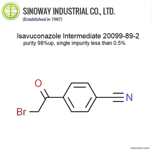 4-Cyanophenacyl bromide with purity 98%up, single impurity less than 0.5%