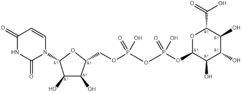 2S,3S,4R,5R,6R)-6-[[[(2S,3S,4R,5R)-5-(2,4-dioxopyrimidin-1-yl)-3,4-dihydroxy-oxolan-2-yl]methoxy-hydroxy-phosphoryl]oxy-hydroxy-phosphoryl]oxy-3,4,5-trihydroxy-oxane-2-carboxylic