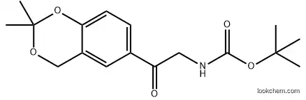 CarbaMic acid, [2-(2,2-diMethyl-4H-1,3-benzodioxin-6-yl)-2-oxoethyl]-, 1,1-diMethylethyl ester 452339-71-8 99%