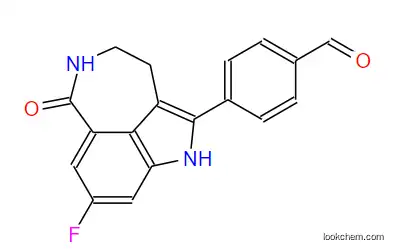 4-(8-Fluoro-6-oxo-3,4,5,6-tetrahydro-1H-azepino[5,4,3-cd]indol-2-yl)benzaldehyde