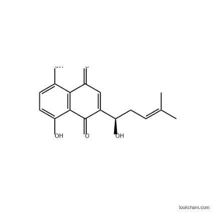 5,8-Dihydroxy-2-[(1R)-1-hydroxy-4-methyl-pent-3-enyl]naphthalene-1,4-dione/ 517-89-5
