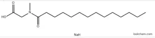 sodium N-methyl-N-(1-oxotetradecyl)aminoacetate