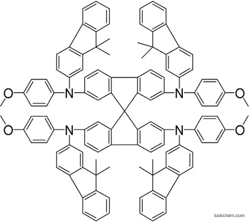 N7,N7′-trans(4-methoxyphenyl)–N2,N2′,N7,N7′-trans(9,9-  dimethylfluorene-2-yl)spiro[fluorene-9,9′-xanthene]-  2,2′,7,7′-tetraamine(2128308-79-0)