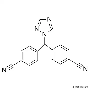 Letrozole CAS 112809-51-5 4,4'-(1H-1,2,4-triazol-1-ylmethylene)bis(benzonitrile)