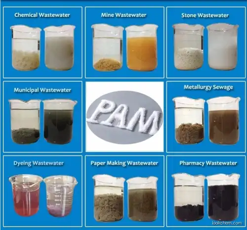 Industrial Grade Waste Water Treatment Chemical Flocculant PAM With Free Sample 25Kg Bag