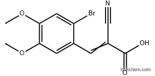 3-(2-bromo-4,5-dimethoxyphenyl)-2-cyanoacrylic acid 41234-19-9 98%+