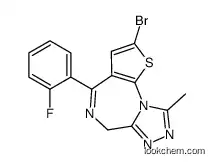 2-bromo-4-(2-fluorophenyl)-9-methyl-6H-thieno[3,2-f][1,2,4]triazolo[4,3-a][1,4]diazepine CAS 57801-95-3