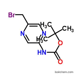 Tert-Butyl [5-(bromomethyl)pyrazin-2-yl]carbamate CAS 369638-69-7 2-Methyl-2-propanyl [5-(bromomethyl)-2-pyrazinyl]carbamate