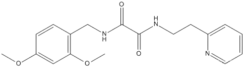 N-(2,4-Dimethoxybenzyl)-N'-[2-(2-pyridinyl)ethyl]ethanediamide