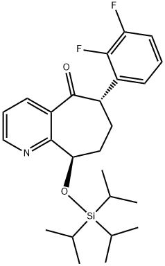 (6S,9R)-6-(2,3-Difluorophenyl)-6,7,8,9-tetrahydro-9-[[tris(1-methylethyl)silyl]oxy]-5H-cyclohepta[b]pyridin-5-one
