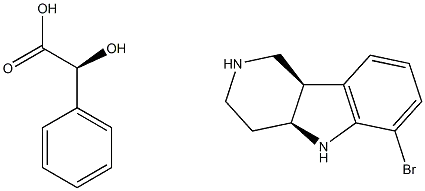 [4aS,9bR]-6-bromo-2,3,4,4a,5,9b-hexahydro-1H-pyrido[4,3-b]indole S-mandelate