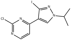 2-chloro-4-(3-iodo-1-isopropyl-1H-pyrazol-4-yl)pyrimidine