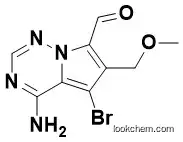 4-amino-5-bromo-6-(methoxymethyl)pyrrolo[2,1-f][1,2,4]triazine-7-carbaldehyde