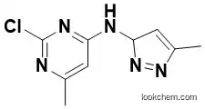(2-Chloro-6-methyl-pyrimidin-4-yl)-(5-methyl-3H-pyrazol-3-yl)-amine