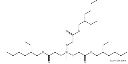 2-Ethylhexyl 10-ethyl-4-[[2-[(2-ethylhexyl)oxy]-2-oxoethyl]thio]-4-methyl-7-oxo-8-oxa-3,5-dithia-4-stannatetradecanoate 57583-34-3 98%