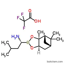 (aR,3aS,4S,6S,7aR)-Hexahydro-3a,8, 8-trimethyl-alpha-(2-methylpropyl)-4,6-methano-1,3,2-benzodioxaborole-2-methanamine 2,2,2-trifluoroacetate