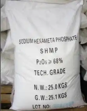 CAS 10124-56-8 SHMP Sodium Metaphosphat/Hexametaphosphate Powder