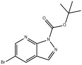 tert-butyl 5-bromopyrazolo[3,4-b]pyridine-1-carboxylate  1299607-55-8
