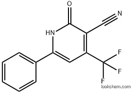 2-Hydroxy-6-phenyl-4-(trifluoromethyl)nicotinonitrile , 97% 3335-44-2