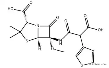 (2S,5R,6S)-6-[(3-Hydroxy-3-oxo-2-thiophen-3-ylpropanoyl)amino]-6-methoxy-3,3-dimethyl-7-oxo-4-thia-1-azabicyclo[3.2.0]heptane-2-carboxylic acid