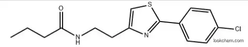 N-(2-(2-(4-chlorophenyl)thiazol-4-yl)ethyl)butyraMide