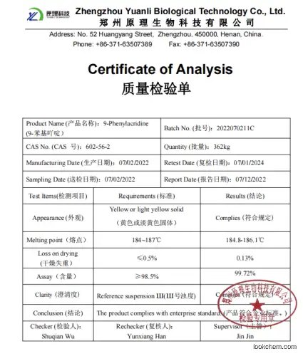 Top grade 602-56-2 factory supply,9-PA