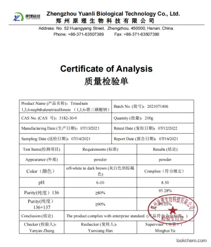 Good quality 1,3,6-Naphthalene-Trisulphonate