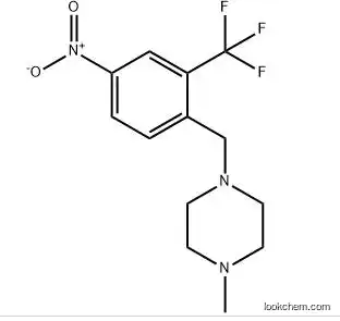 1-Methyl-4-[[4-nitro-2-(trifluoromethyl)phenyl]methyl]-piperazine
