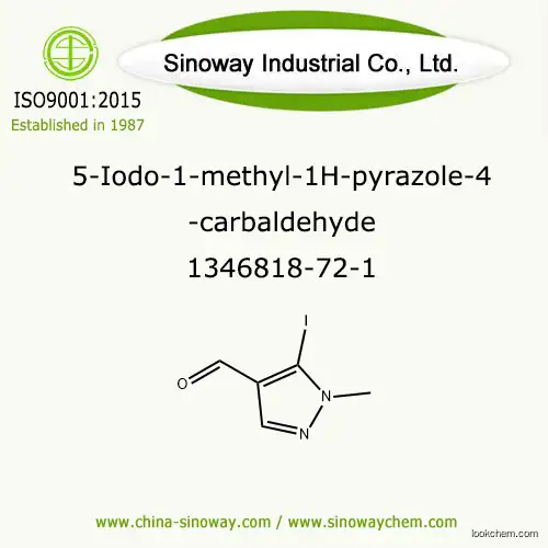 5-Iodo-1-methyl-1H-pyrazole-4-carbaldehyde, Organic Building Block