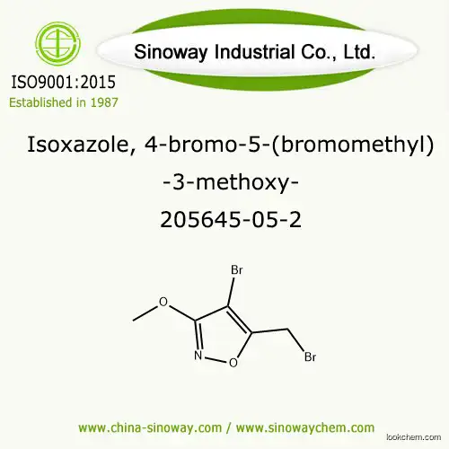 Isoxazole, 4-bromo-5-(bromomethyl)-3-methoxy-, Organic Building Block