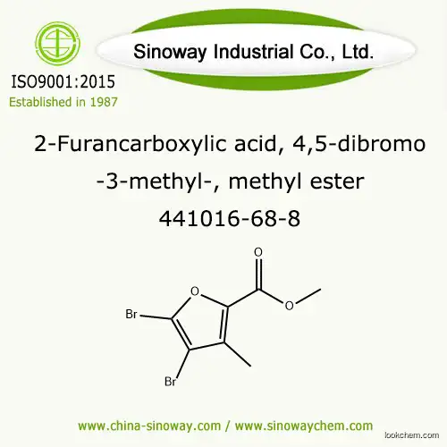 2-Furancarboxylic acid, 4,5-dibromo-3-methyl-, methyl ester, Organic Building Block