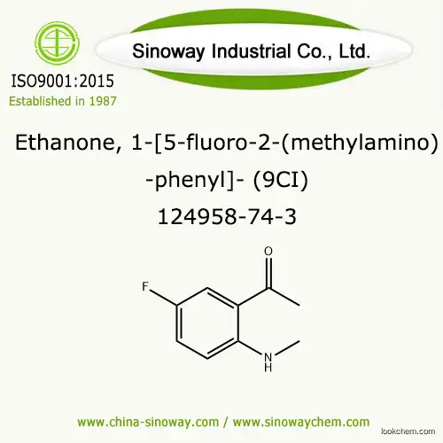 Ethanone, 1-[5-fluoro-2-(methylamino)phenyl]- (9CI), Organic Building Block